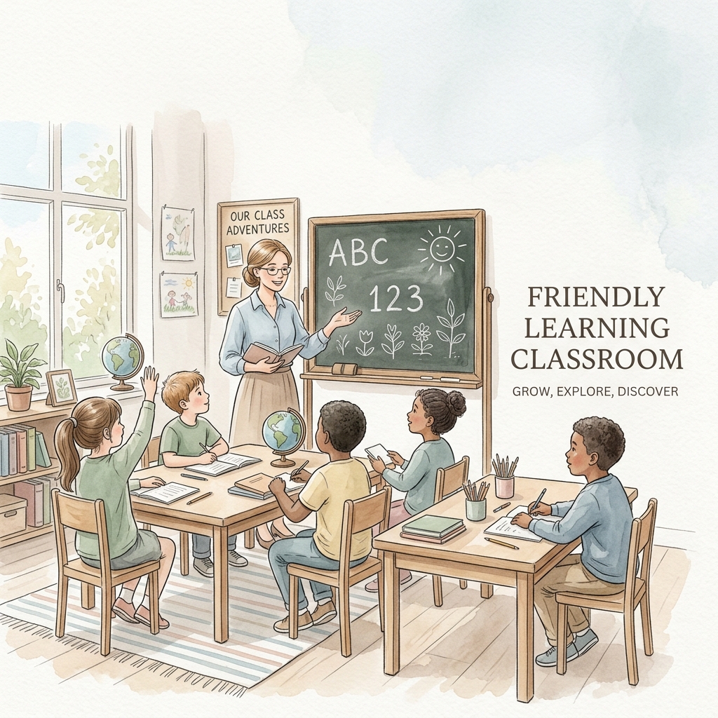 Experienced Teacher guiding students at Lizzy Language Classes